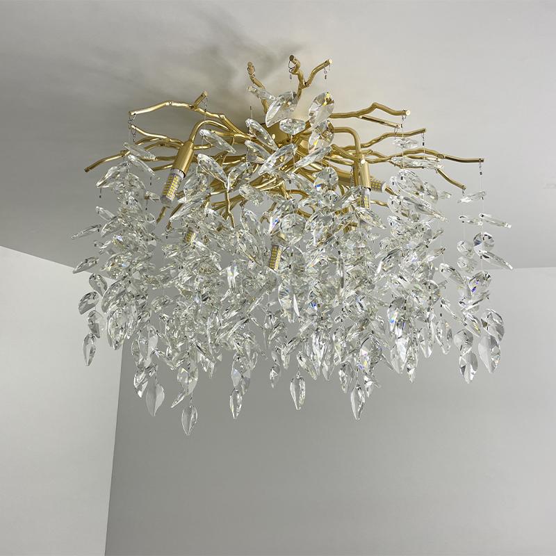 Luxurious crystal ceiling chandelier 9 x G9 - CA011/600C