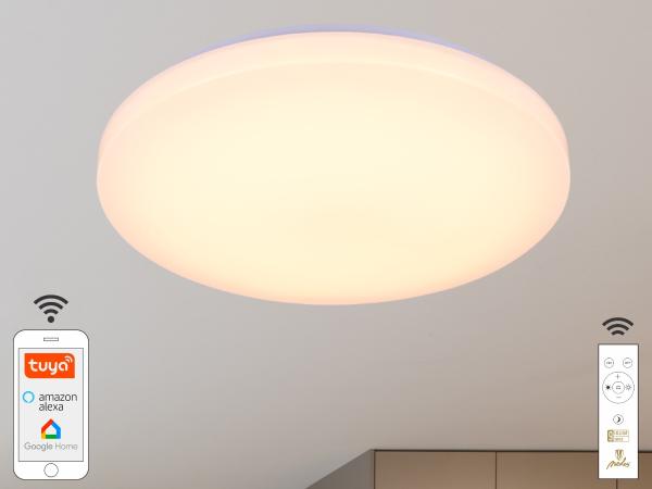 LED ceiling light OPAL + remote control + Wifi 48W - LC902S 1