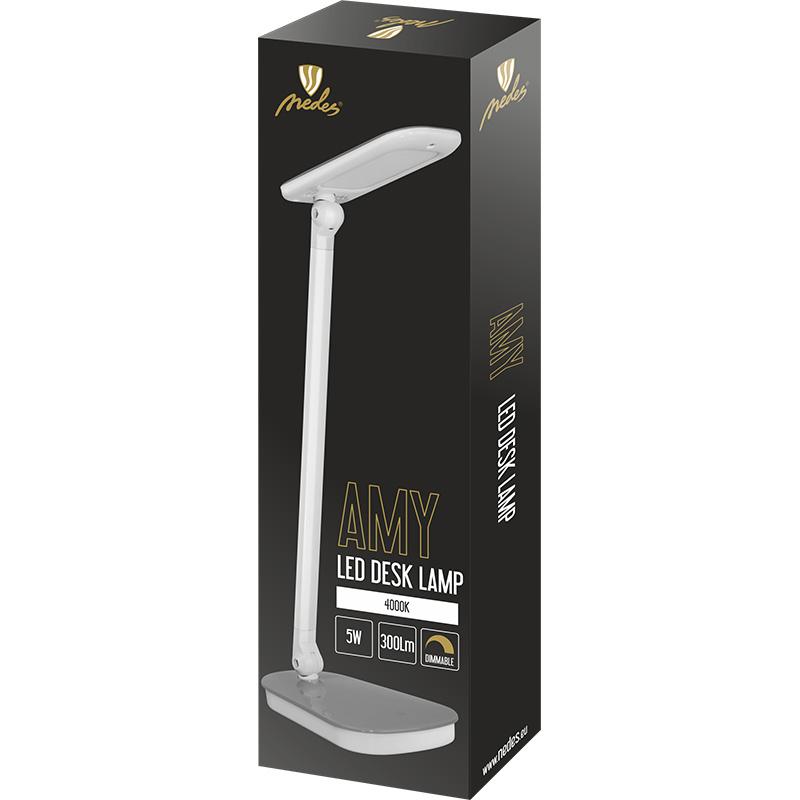 LED desk lamp AMY 5W dimming - DL1207/W