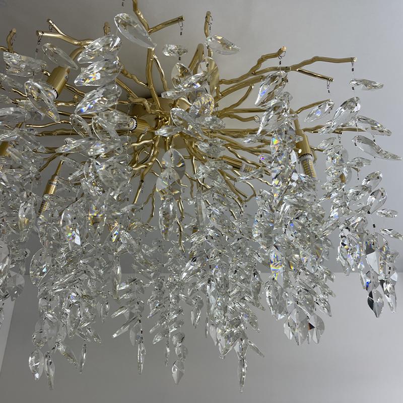 Luxurious crystal ceiling chandelier 12 x G9 - CA011/800C