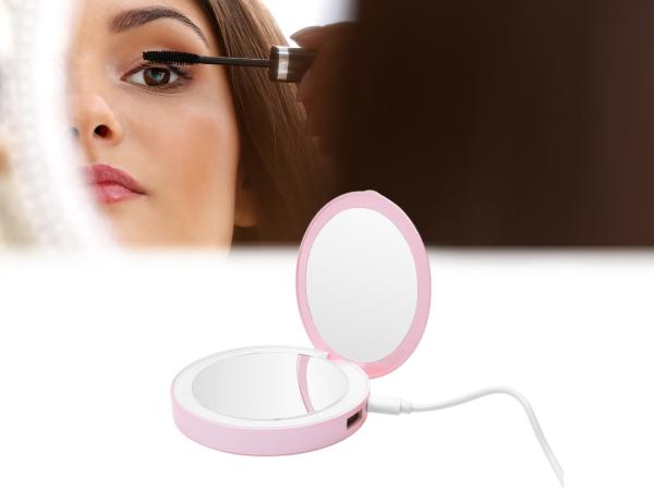 LED rechargeable mirror + powerbank - ML01R