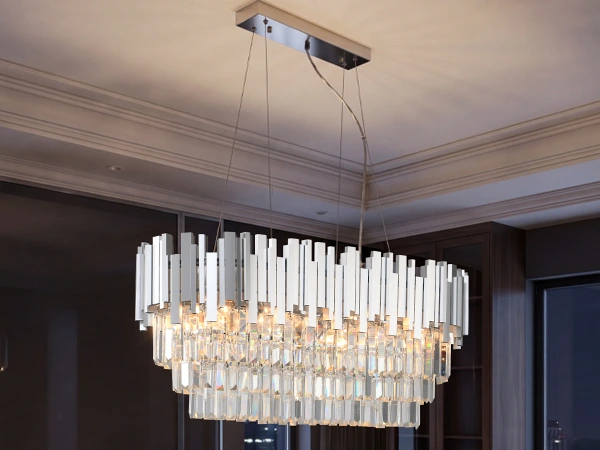 PLAZA crystal hanging chandelier - N2214 1