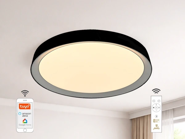 LED ceiling lamp OPAL + remote control + Wifi 48W - LC902JB