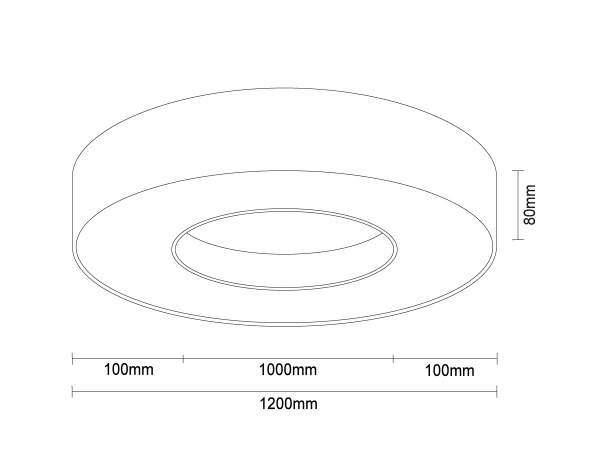 LED ceiling light 115W - CL7464 7
