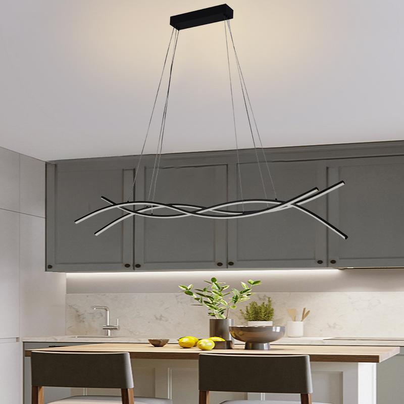 LED pendant light with remote control 80W - J4368/B 4