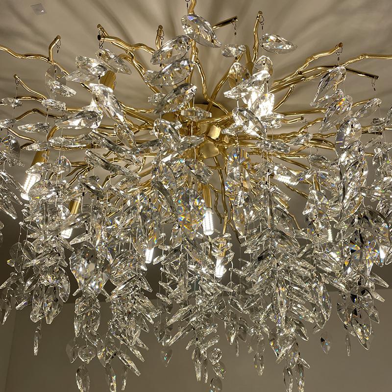 Luxurious crystal ceiling chandelier 12 x G9 - CA011/800C