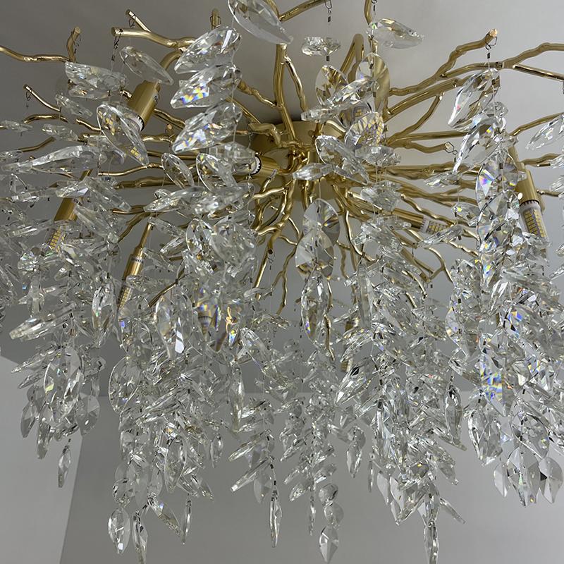 Luxurious crystal ceiling chandelier 12 x G9 - CA011/800C