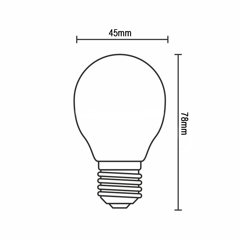 LED bulb 6W - G45 / E14 / SMD / 3000K - ZLF813 3