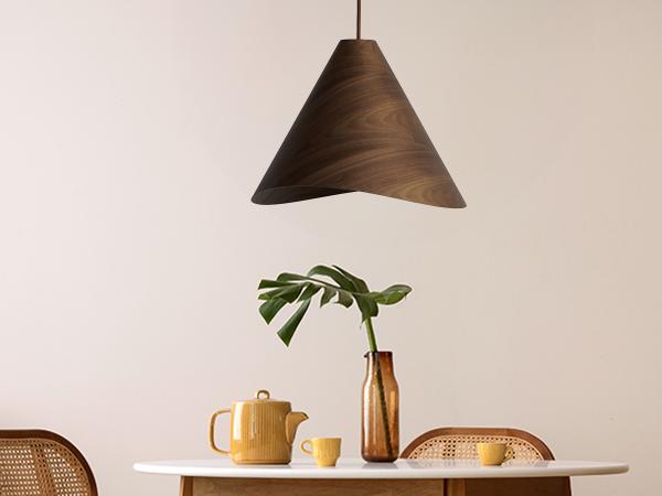 Pendant light solid wood E27 / 450 - WRE022