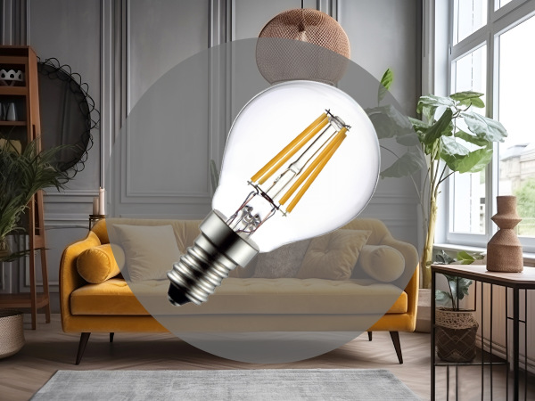 LED bulb 6W - G45 / E14 / SMD / 3000K - ZLF813