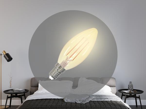 LED dimmable filament 6W - C35 / E14 / 2000K - ZLF713DV 1