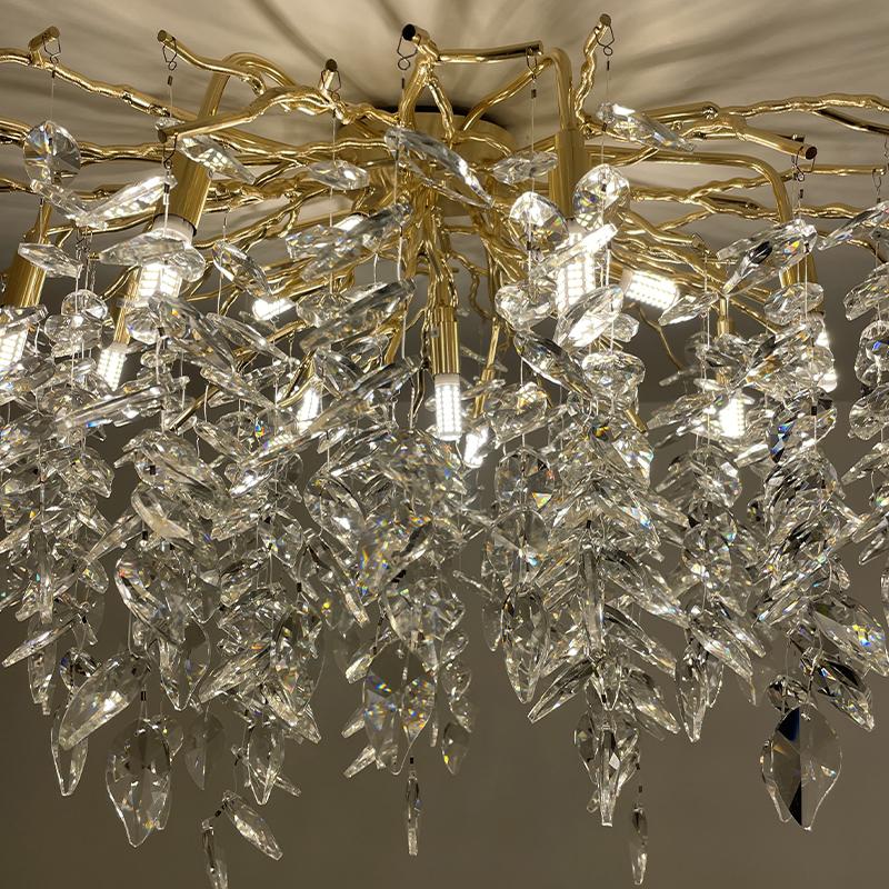 Luxurious crystal ceiling chandelier 12 x G9 - CA011/800C