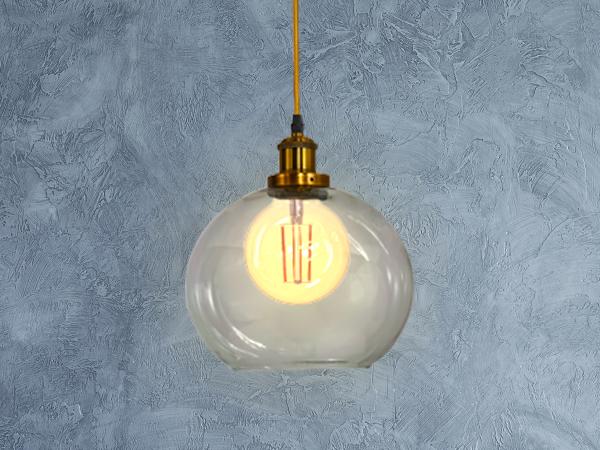 Glass hanging light 1 x E27 - ME0507H 1