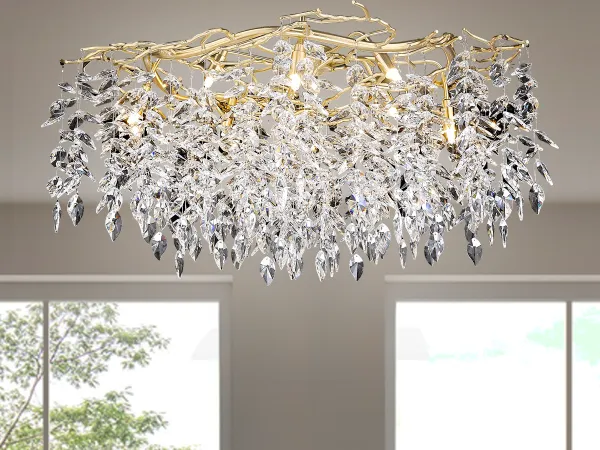 Luxurious crystal ceiling chandelier 12 x G9 - CA011/800C 1