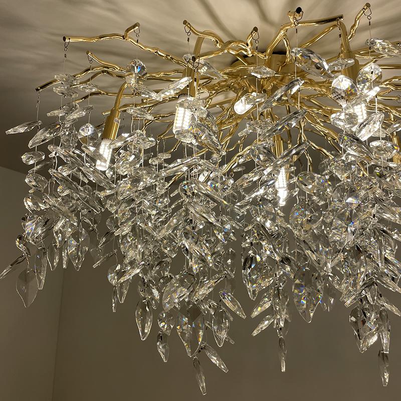 Luxurious crystal ceiling chandelier 12 x G9 - CA011/800C