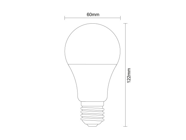 LED bulb 15 W - A60 / E27 / SMD / 6500K - ZLS505N 3