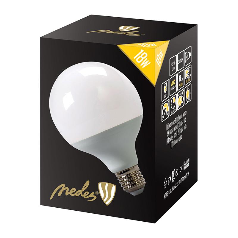 LED bulb 18W - G95 / E27 / SMD / 3000K - ZLS912