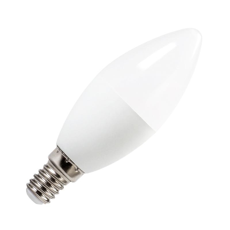 LED bulb 8W - C37 / E14 / SMD / 6500K - ZLS704