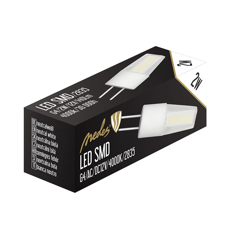 LED bulb 2W - G4 / SMD / 4000K - ZLS420